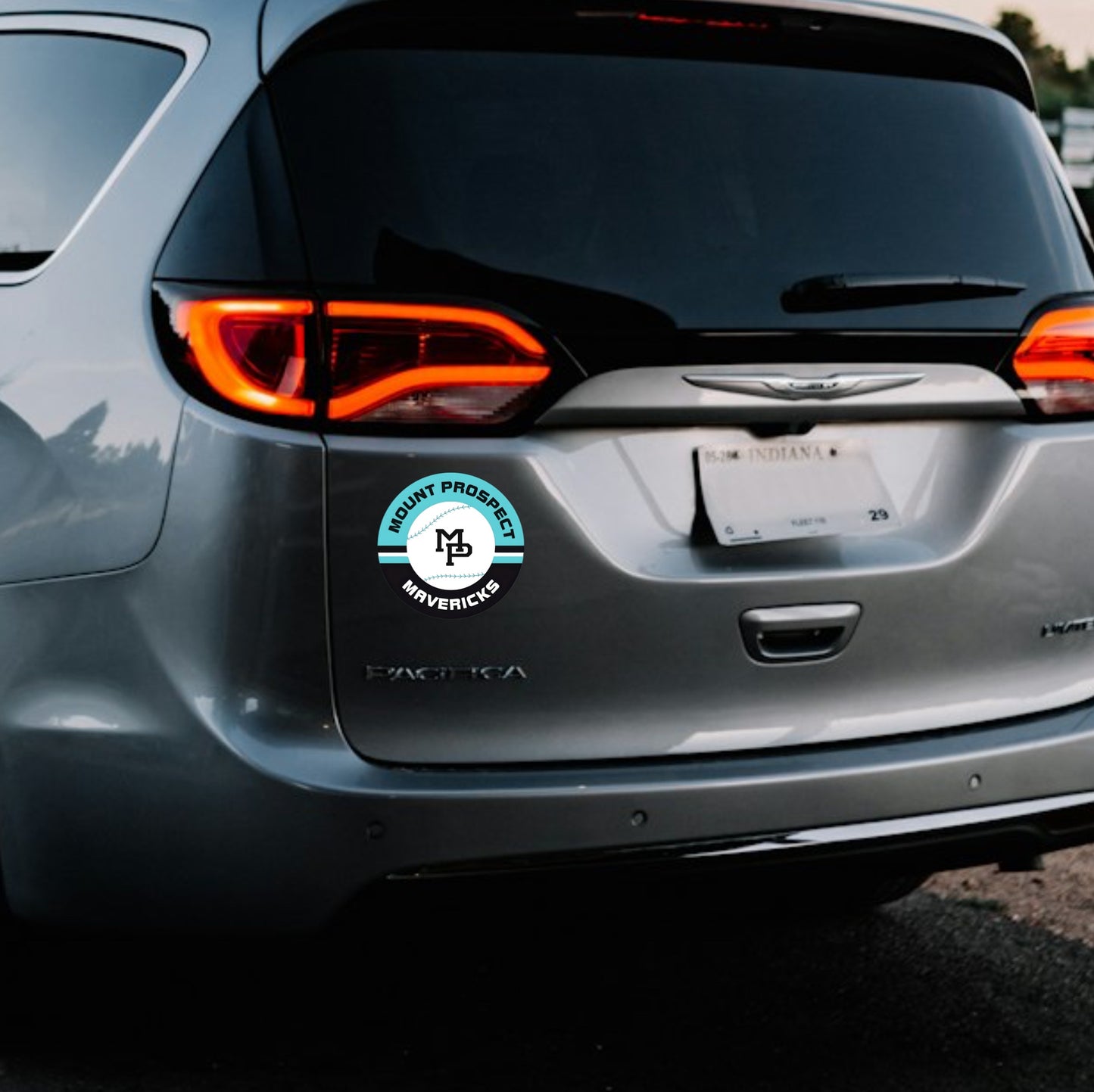 5” Round Car Magnet